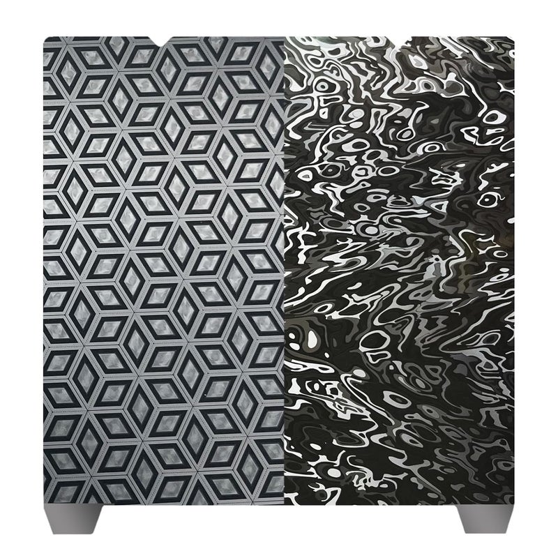 Wefuit New Upgraded ACH Build Plate,Crystal+Abyss Pattern Smooth K1 K1C Build Plate 235x235mm,3D Printer Platform for Creality K1/ K1C/Ender-3 S1/Ender 5 S1/Ender 3 S1 Pro/Ender V3 KE/Ender3 V3 SE. - Image 1